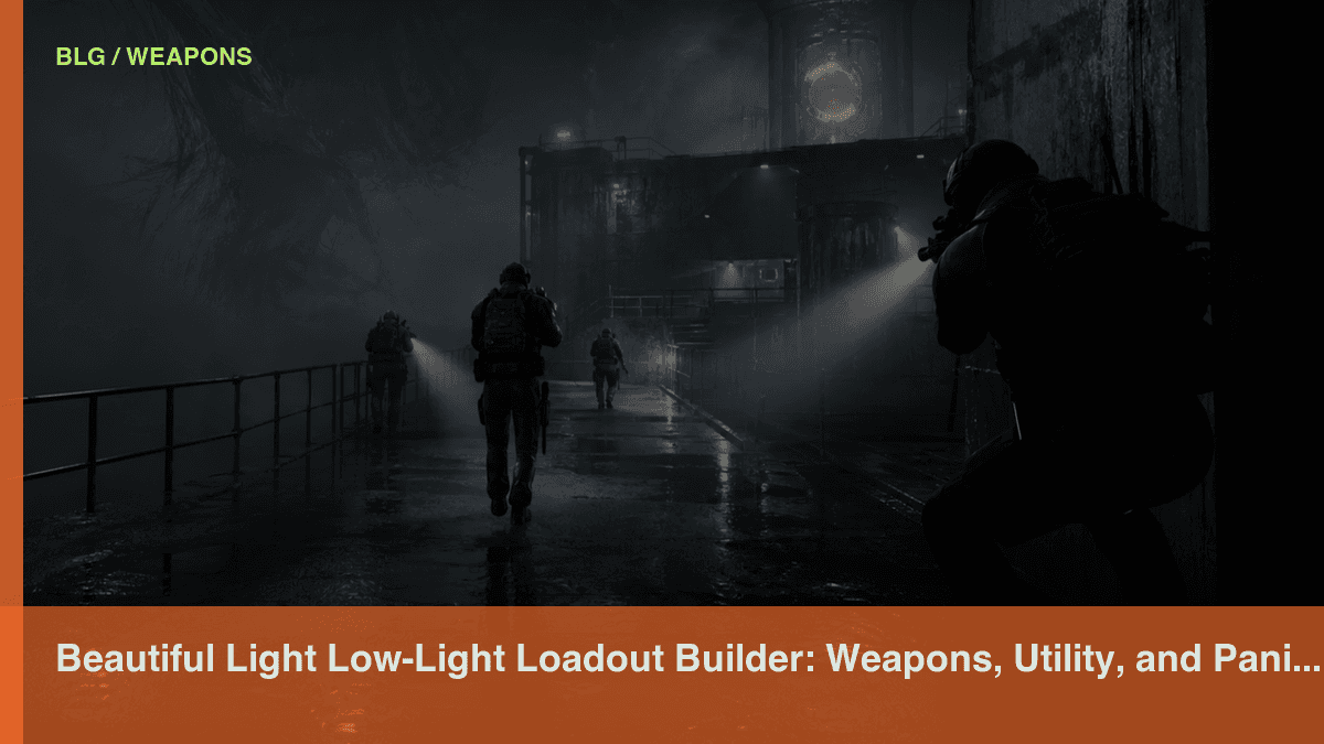Beautiful Light Low-Light Loadout Builder: Weapons, Utility, and Panic Tools public media thumbnail